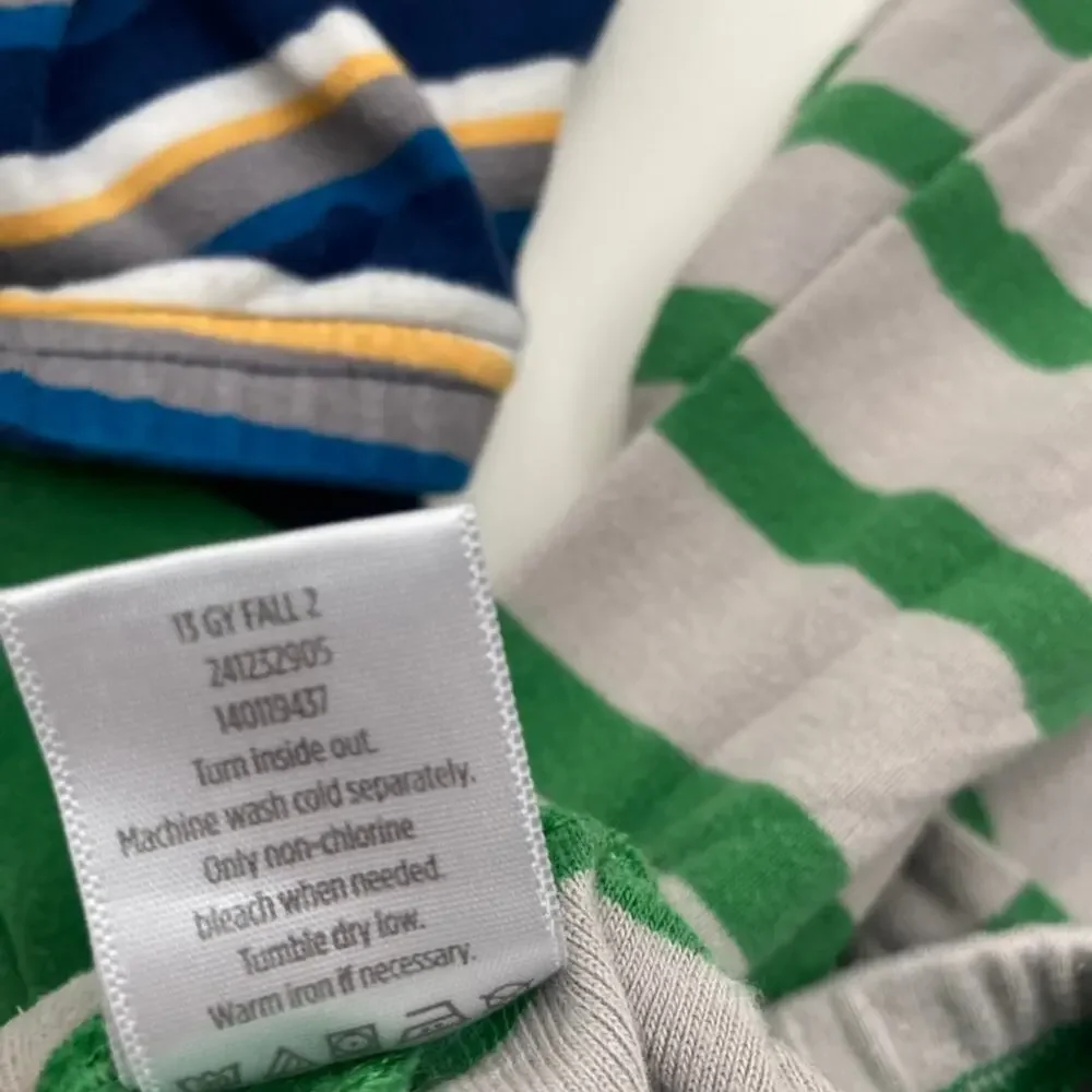 Gymboree Bundle of Pajamas - Gymmies - Green, Blue - 3